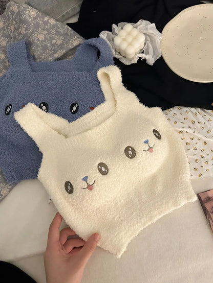 Sweet Whiskers Fluff Comfort Ultra-Cuddle Tank Top