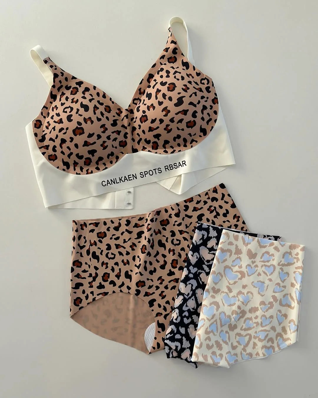 Ultra Butter Soft Heart Print Bra Set