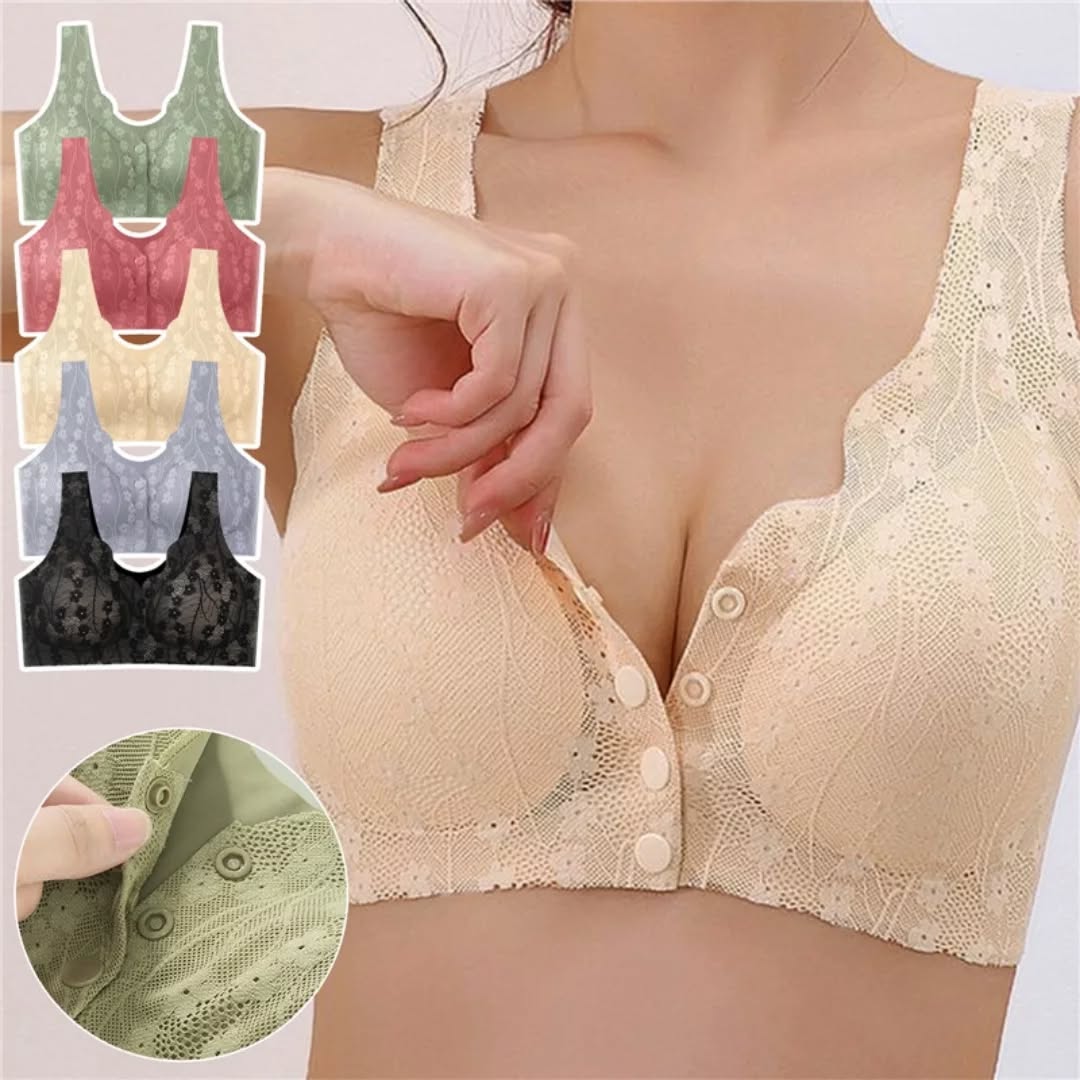 Front Button Style Feeding Bra