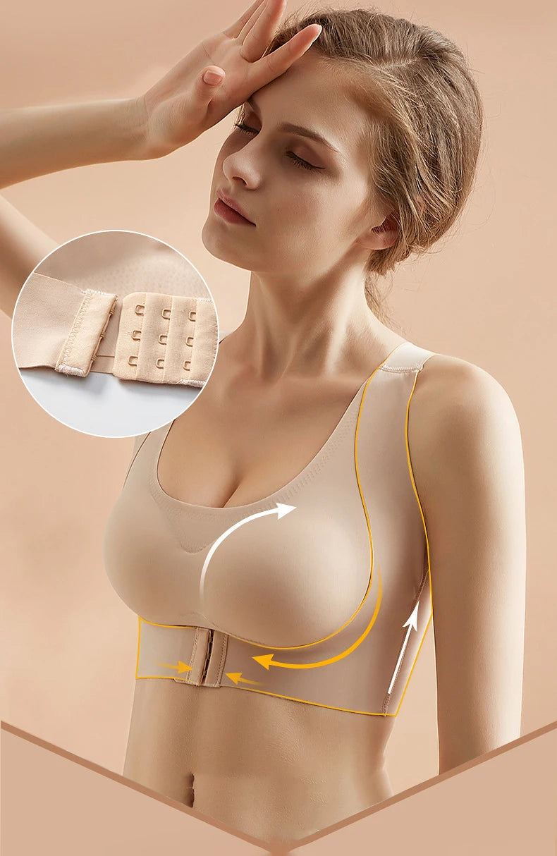 Posture Corrector Premium Plain Bra Front Clouser