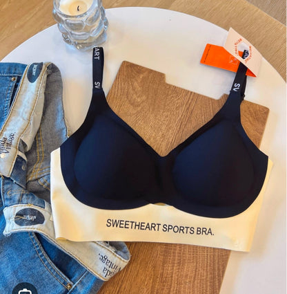 Sweetheart Sport's Bra Top Hot Selling milky fabric