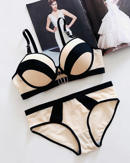 Buckle Style Bra Set