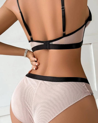 Buckle Style Bra Set