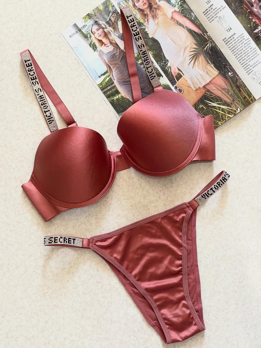 Victoria Secret Full Cup Padded pushup Bra set